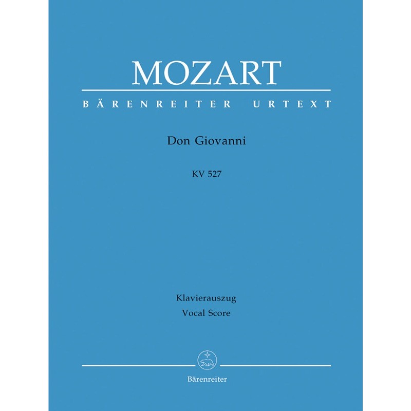 Mozart Don Giovanni partition chant