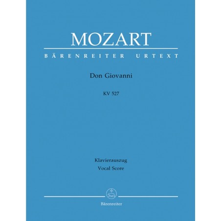 Mozart Don Giovanni partition chant