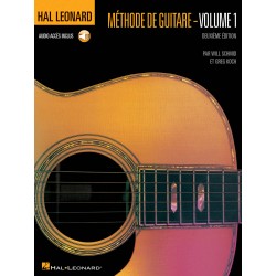 HAL LEONARD METHODE DE GUITARE VOLUME 1 DE WILL SCHMID ET GREG KOCH