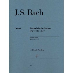 Bach Suites Françaises partition piano