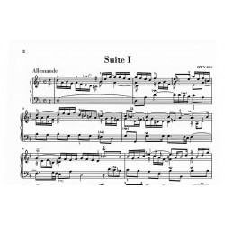 Bach suites françaises partition piano