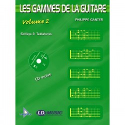 PHILIPPE GANTER LES GAMMES A LA GUITARE VOLUME 2 DAERIOS