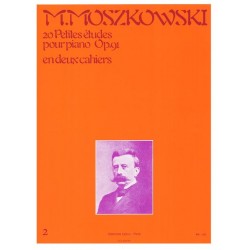 20 PETITES ETUDES OPUS 91 DE MOSZKOWSKI POUR PIANO EDITIONS LEDUC AL17736