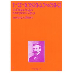 PETITES ETUDES POUR PIANO OPUS 91 DE MOSZKOWSKI AL17735 EDITIONS LEDUC