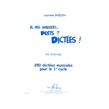 a vos marques prêts dictees