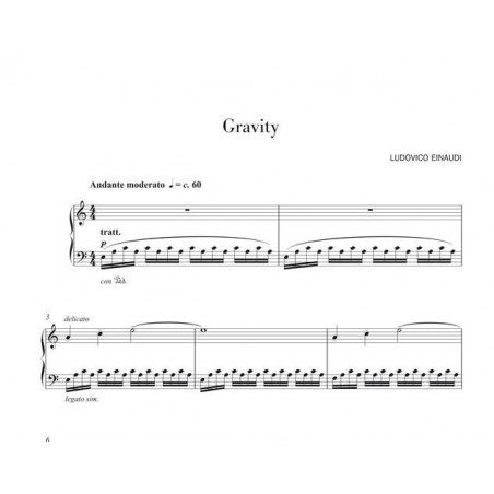 Ludovico Einaudi - Gravity - Partition piano