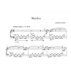 Ludovico Einaudi - Matches - Partition piano