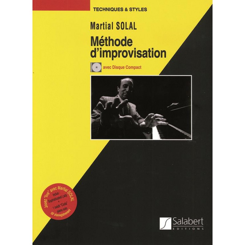 méthode d'improvisation Solal partition