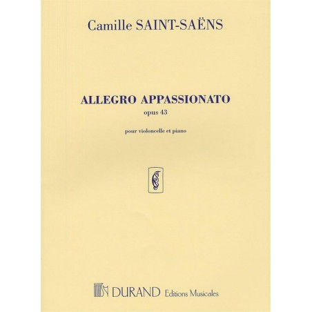 Saint Saëns allegro appassionato partition violoncelle