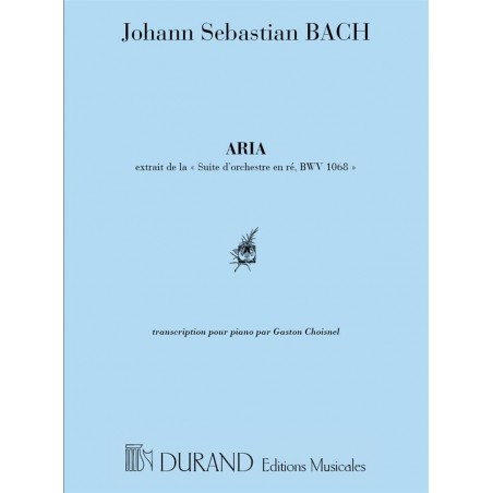 BACH ARIA POUR PIANO BWV 1056
