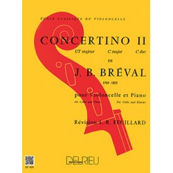 BREVAL CONCERTINO VIOLONCELLE N°2 UT MAJEUR