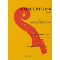 Goltermann concerto n°4 partition violoncelle