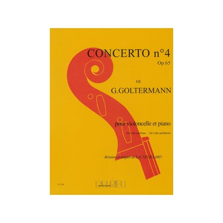 Goltermann concerto n°4 partition violoncelle