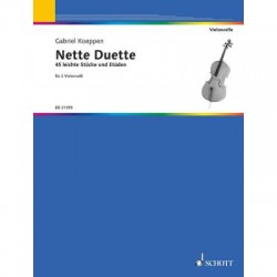 Gabriel Koeppen Nette duette partition violoncelle