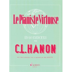 PARTITION HANON LE PIANISTE VIRTUOSE 60 EXERCICES LE VERT LE KIOSQUE A MUSIQUE