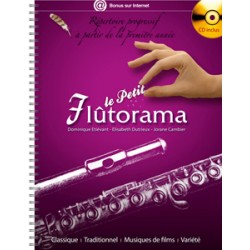 LE PETIT FLUTORAMA PARTITION FLUTE AVEC CD