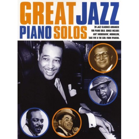 Great Jazz piano solos - Partition piano standards