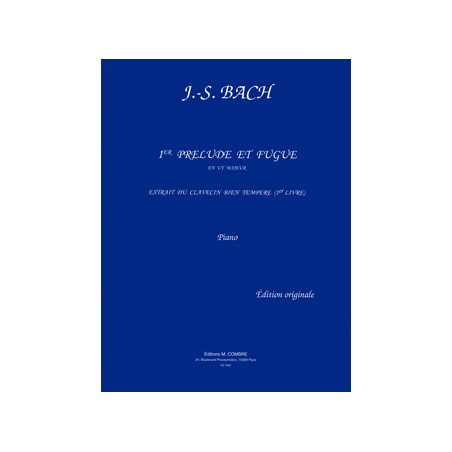 partition bach prélude et fugue n°1