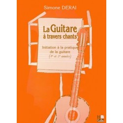 Simone Derai la guitare à travers chants p artitions