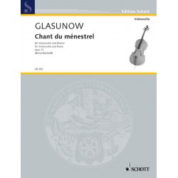 Glazounov chant du ménestrel partition