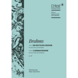Partition du REQUIEM ALLEMAND de Brahms - Avignon Nîmes Marseille