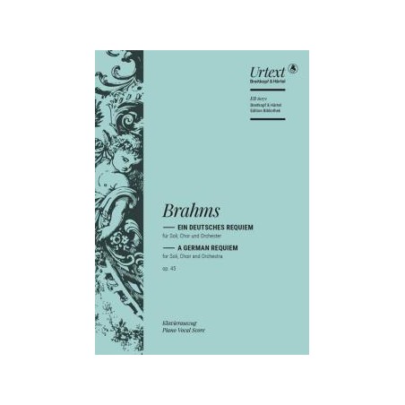 Partition du REQUIEM ALLEMAND de Brahms - Avignon Nîmes Marseille