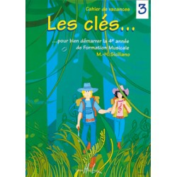 SICILIANO LES CLES CAHIER DE VACANCES MUSIQUE HL26864