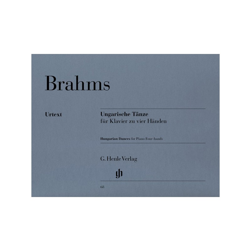 Brahms Danses Hongroises partition piano 4 mains urtext Brahms Danses Hongroises partition piano 4 mains urtext