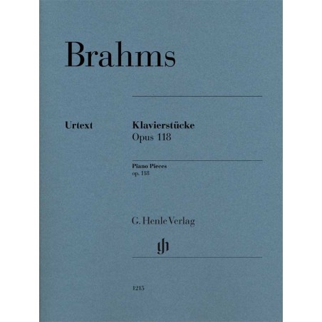 Partition piano BRAHMS Opus 118 - Avignon Nîmes Marseille