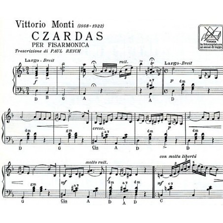 monti czardas partition accordeon