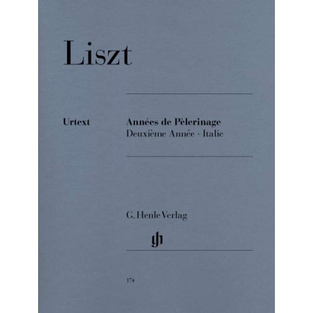 LISZT ANNEES DE PELERINAGE SUISSE PIANO HENLE URTEXT HN174