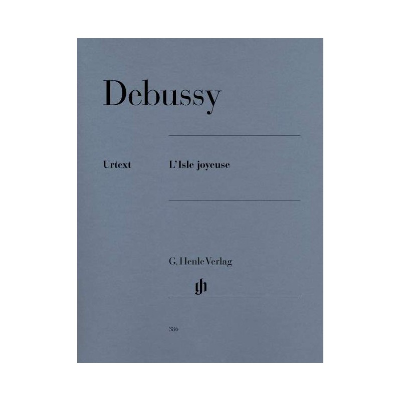 Partition Debussy L'Isle Joyeuse - Kiosque musique avignon