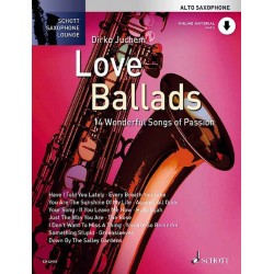 SCHOTT SAXOPHONE LOUNGE LOVE BALLADS ED22409