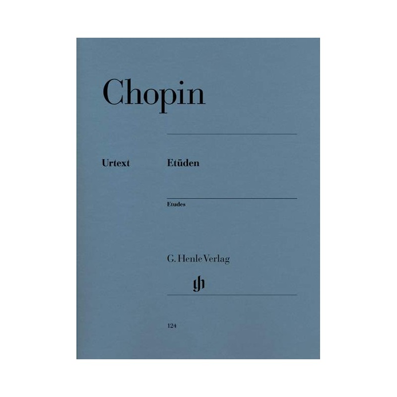 CHOPIN ETUDES PIANO HENLE HN124 CHOPIN ETUDES PIANO HENLE HN124