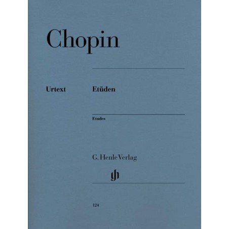 CHOPIN ETUDES PIANO HENLE HN124