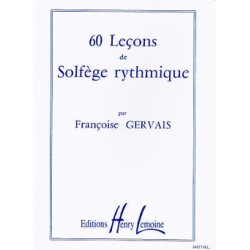 Françoise Gervais 60 Leçons de solfège ryrthmique - Avignon Nîmes Marseille