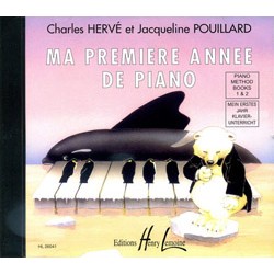 HERVE POUILLARD MA PREMIERE ANNEE DE PIANO LE CD HL26041D