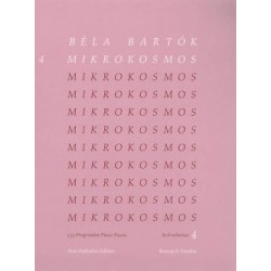 BELA BARTOK MIKROKOSMOS VOLUME 4 PIANO BOOSEY BH100056