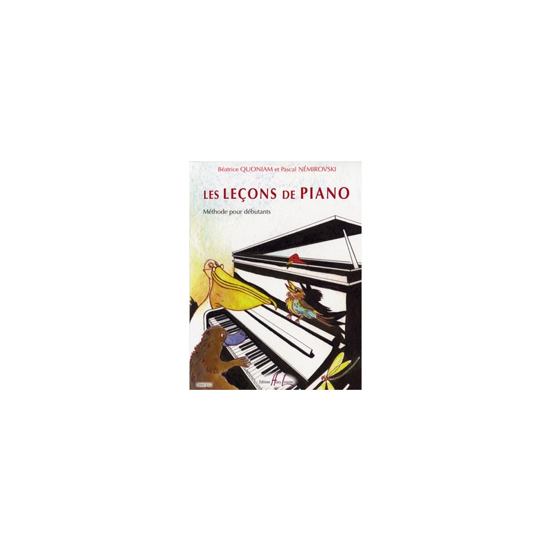 PARTITION PIANO QUONIAM LES LECONS DE PIANO HL28445 LE KIOSQUE A MUSIQUE