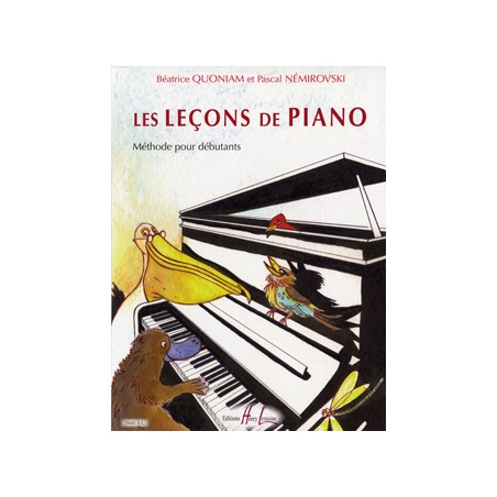 PARTITION PIANO QUONIAM LES LECONS DE PIANO HL28445 LE KIOSQUE A MUSIQUE