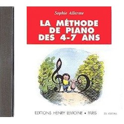 ALLERME LA METHODE DE PIANO DES 4-7 ANS LE CD HL25484D LE KIOSQUE A MUSIQUE