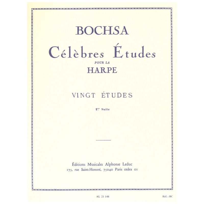 Bochsa célèbres études partition
