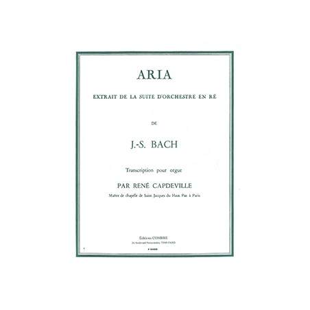 Bach Aria BWV 1068 partition orgue