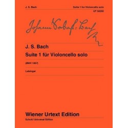 BACH SUITE N°1 POUR VIOLONCELLE SEULE UT50260