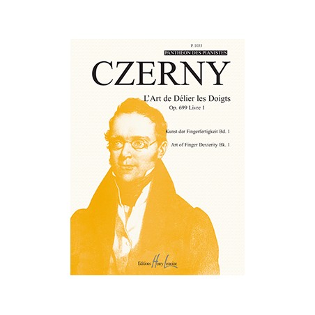 Czerny l'art de délier les doigts partition - Kiosque musique Avignon