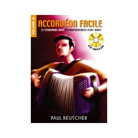 Accordéon facile volume 4 partition avec CD