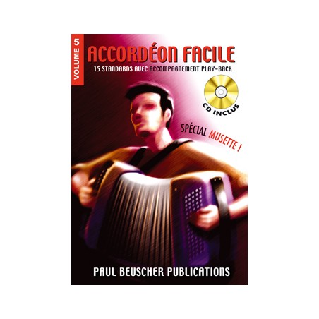 Accordéon facile volume 5 musette partition