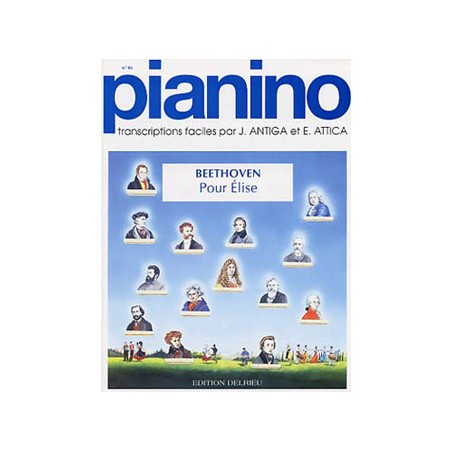 La lettre à élise partition piano