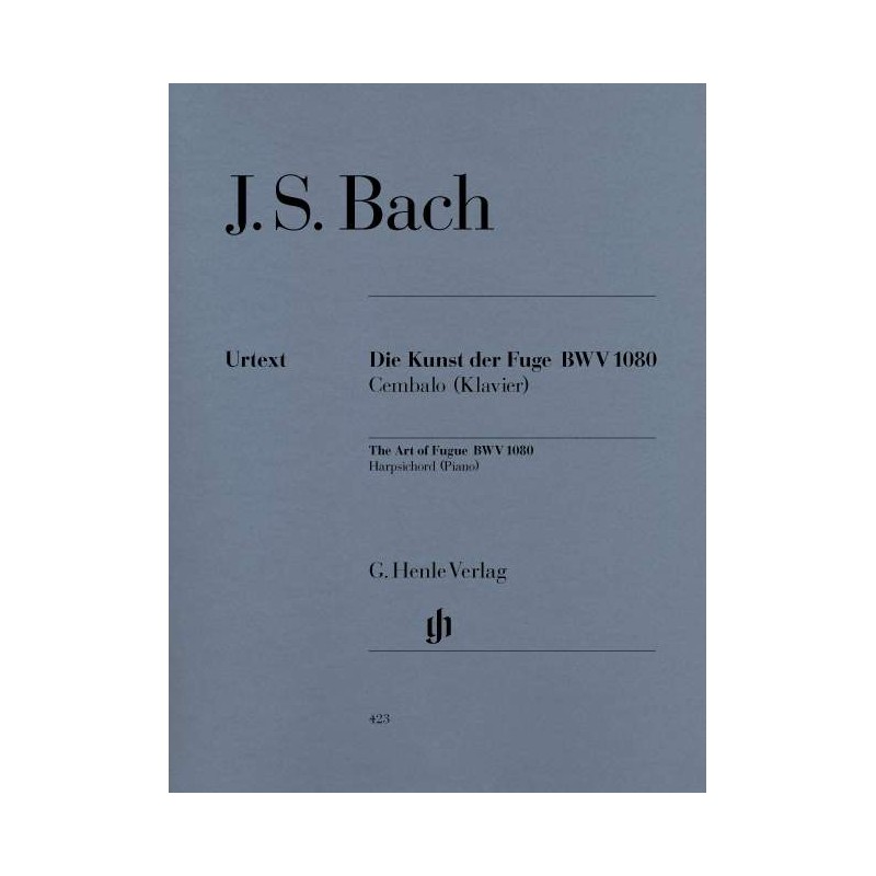 Bach l'art de la fugue partition piano