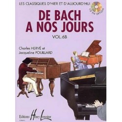 Partition piano De Bach à nos jours 6B le kiosque à musique Avignon